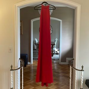 BADGLEY MISCHKA Halter Red Cut Out Dress
Evening Gown
